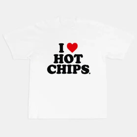 I Love Hot Chips T-Shirt , Unisex, Gift, Graphic T Shirt, Gift For Him, Gift For Her Hoodie, Sweatshirt | GrindPrints.com