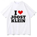 I Love Joost Klein Merch T-shirts Funny Cartoon Graphic Tee-shirt Vintage Hip Hop Women Clothing Harajuku Cotton Tees,...