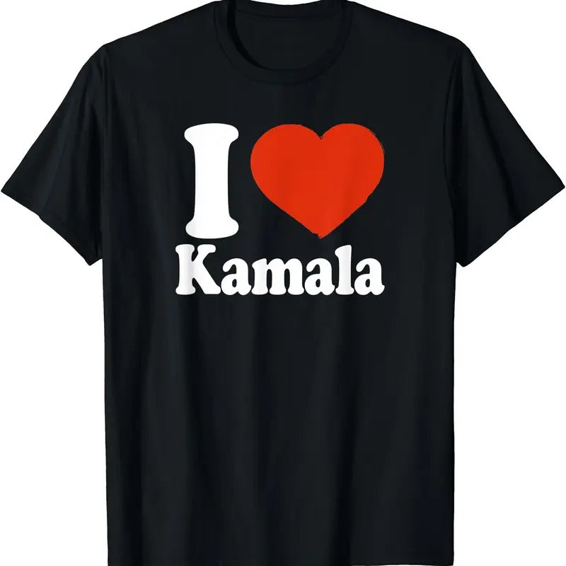 I Love Kamala I Heart Kamala Kamala Harris Cotton Size S 5XL T-Shirts, Hoodie, Sweatshirt