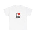 I Love Lucki Heavy T-Shirt, Unisex, Gift, Graphic T Shirt, Gift For Him, Gift For Her, Menswear Cotton Classic Casual...