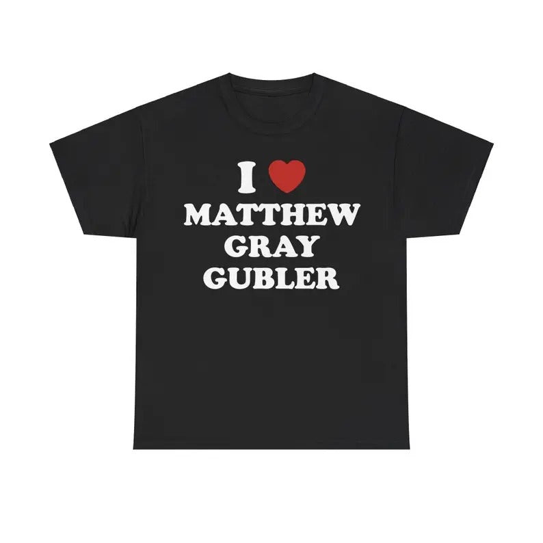 I Love Matthew Gray Gubler Unisex Tee, Spencer Reid, Criminal Minds Hoodie, Sweatshirt | GrindPrints.com
