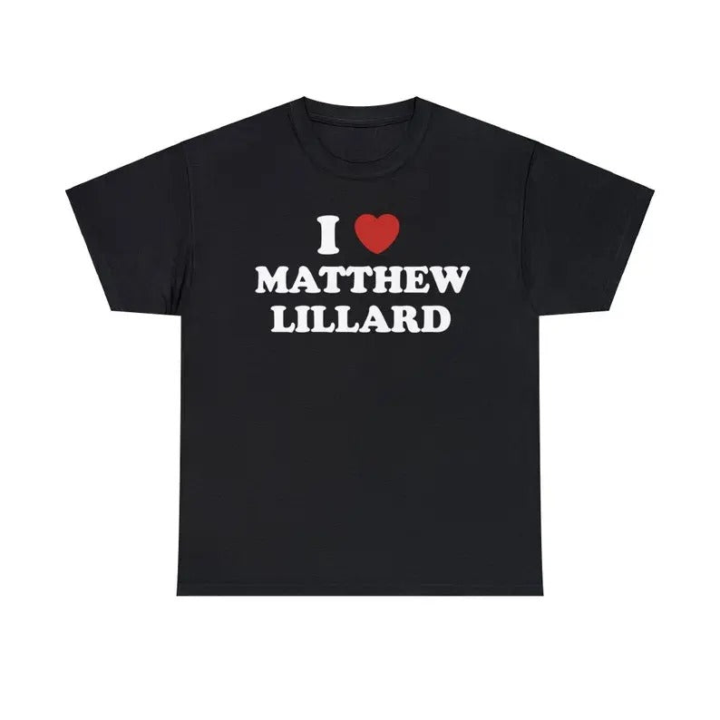 I Love Matthew Unisex Tee, Scream I love t shirt, Funny Tee Menswear T-Shirt Hoodie, Sweatshirt | GrindPrints.com