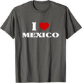 I Love Mexico T-Shirt | Unisex Cotton Tee, Size S-5XL Hoodie, Sweatshirt | GrindPrints.com
