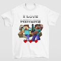 I Love Miners Shirt Perfect for Gamers and Casual Wear Enthusiasts Hoodie, Sweatshirt | GrindPrints.com