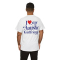 I Love My Autistic Girlfriend Tee Shirt, I Heart My Girlfriend, Funny Love Shirt, Gifts For Men Husband, Funny Gifts For...