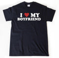 I Love My Boyfriend T-shirt, I Heart My Boyfriend Shirt, Valentine's Day Tee Shirt, Valentine Gift, Boyfriend Shirt For...