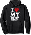 I Love My Boyfriend I Heart My BF Hooded T-Shirts, Hoodie, Sweatshirt