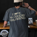 I Love My Cougar Girlfriend T-Shirt, Boyfriend Gift, I Love My Girlfriend Tee, I Heart My Cougar Shirt, Valentines Gift...