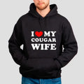I Love My Cougar Wife T Shirt, I Heart My Cougar Wife Sweatshirt, Funny Couple T Shirt, Valentine's Da Gift, Unisex...