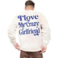I Love My Crazy Girlfriend Sweater, Funny Saying Sweater, Funny Boyfriend, I Heart Tee, Funny Meme Sweater, Unisex...