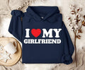 I Love My Girlfriend Couples Girlfriend Valentines Love Shirt Her Relationship T-Shirts, Hoodie, Sweatshirt