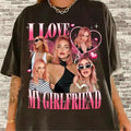 I Love My Girlfriend Shirt Custom Photo, Valentine Gift I Love My Girlfriend Custom Picture, Girlfriend Bootleg...