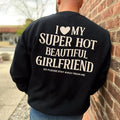 I Love My Girlfriend Shirt, Funny Boyfriend Gift, I Heart My Girlfriend Shirts, Valentine Shirt Gift, Hot Girlfriend...