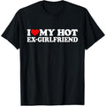 I Love My Hot Ex Girlfriend Shirt I Red Heart My Hot Ex Gf T-Shirt made in usa Hoodie, Sweatshirt | GrindPrints.com