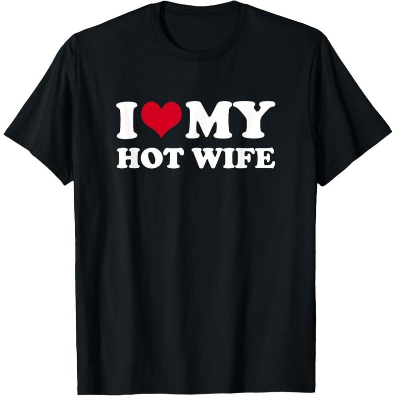 I Love My Hot Wife T-Shirt made in usa Hoodie, Sweatshirt | GrindPrints.com