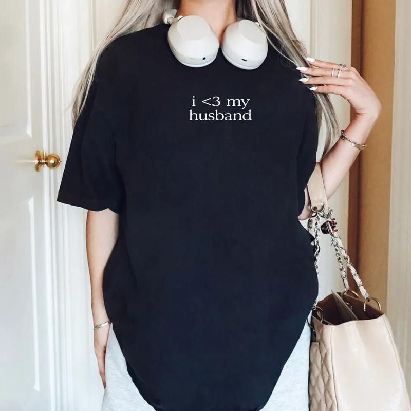 I Love My Husband T Shirt, Wife Shirt, Funny Wife T Shirt, Gift For Wife From Husband, Love Wife Gift, Unisex Short...