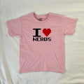 I Love Nerds Baby Tee, Pinterest, streetwear, 90s style baby tee, Trendy Top, Funny Shirt, Y2K Baby Tee, retro, vintage...