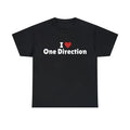 I Love O.n.e Di.rec.tion T-Shirt, I Heart OneD Tee Shirt - 1.D I Love Tshirt Gift Shirt, Unisex Shirt, I love T-Shirt, I...