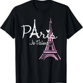 I Love Paris Eiffel Tower France French Souvenir T-Shirt | Unisex Cotton Tee Gifts Hoodie, Sweatshirt | GrindPrints.com