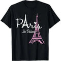 I Love Paris Eiffel Tower France French Souvenir Made USA T-Shirts, Hoodie, Sweatshirt