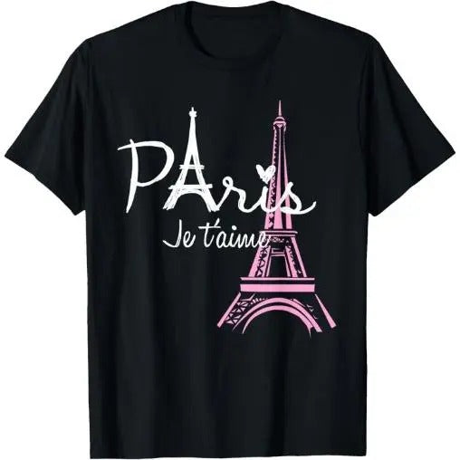 I Love Paris Eiffel Tower France French Souvenir Made USA T-Shirts, Hoodie, Sweatshirt