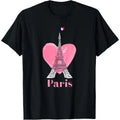 I Love Paris Eiffel Tower France Gift T-Shirt Made in USA Hoodie, Sweatshirt | GrindPrints.com