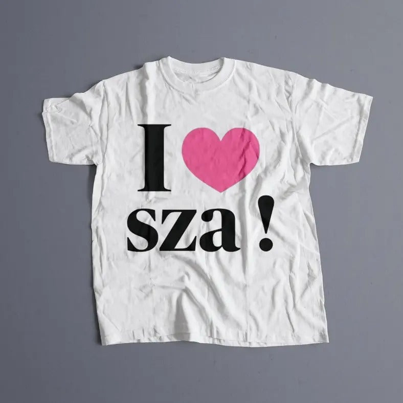 I Love SZA- CTRL T-shirt, sza Graphic Tee, sza Merch, Rap Shirt, SOS, sza unisex gift, Concert T Shirt