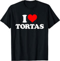 I Love Tortas - I Heart Tortas T-Shirt | Unisex Cotton Tee Gift, Size S-5XL Hoodie, Sweatshirt | GrindPrints.com