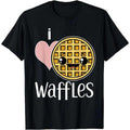 I Love Waffles Gift Waffle T-Shirt Hoodie, Sweatshirt | GrindPrints.com