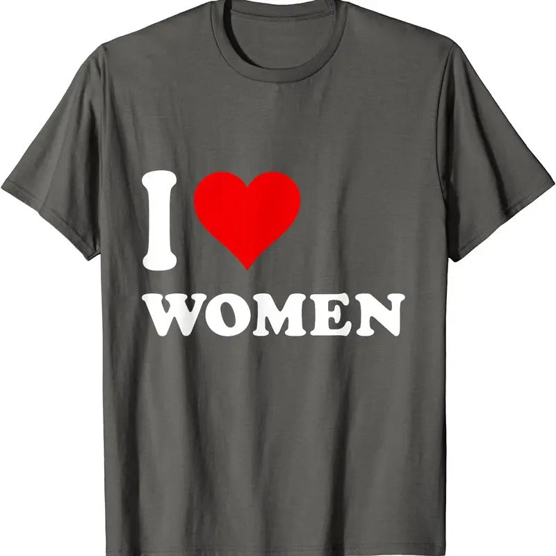 I Love women T-Shirt | Unisex Cotton Tee, Size S-5XL Hoodie, Sweatshirt | GrindPrints.com