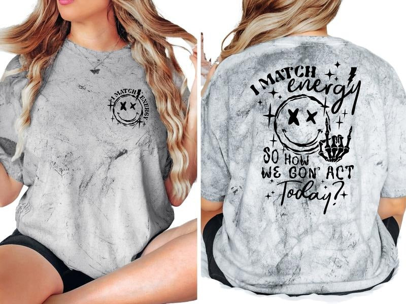 I Match Energy Women's Tops (T-Shirt, Sweatshirt, & Hoodie) | GrindPrints.com