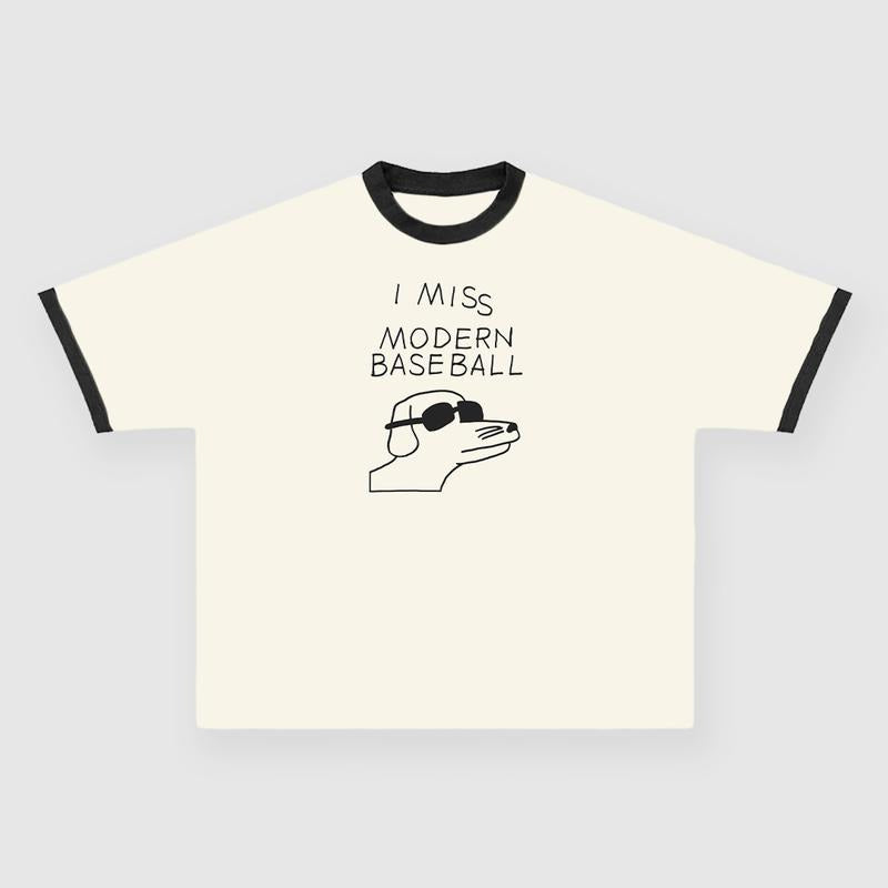 I Miss Modern Baseball Custom Printed T-Shirt Hoodie, Sweatshirt | GrindPrints.com