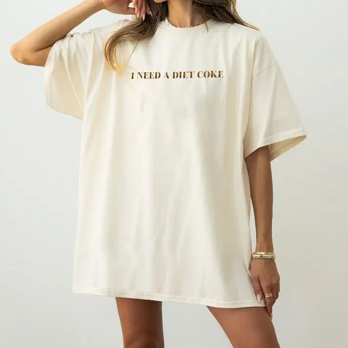 I Need A Diet Coke Shirt, Unisex T-shirt, Gift For Her, Top Womenswear, Diet Coke Shirt Hoodie, Sweatshirt | GrindPrints.com