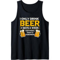 I Only Drink Beer 3 Days A Week Funny Drinker Humor Tank Top made in usa T-Shirts, Hoodie, Sweatshirt | GrindPrints.com