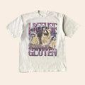 I Refuse To Tolerate Gluten Graphic Shirt, Unisex Funny Retro Raccoon Shirt, Funny Meme Tee, Vintage Style Cotton Tee,...