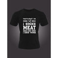 ''I SMOKE MEAT I KNOW THINGS'' Pattern Print Short Sleeve Comfy Summer Clothes T-Shirts, Hoodie, Sweatshirt