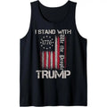I Stand With Trump American Flag Men Woman USA Vintage Tee Tank Top made in USA Hoodie, Sweatshirt | GrindPrints.com