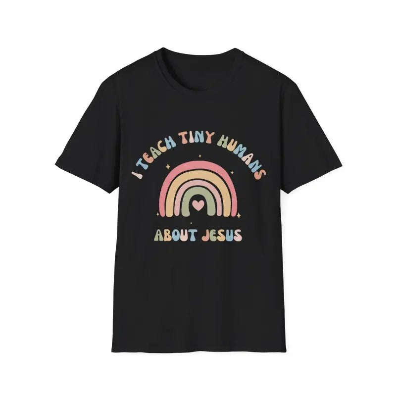 I Teach Tiny Humans About Jesus T-Shirt, Menswear Top, Womenswear Top Hoodie, Sweatshirt | GrindPrints.com