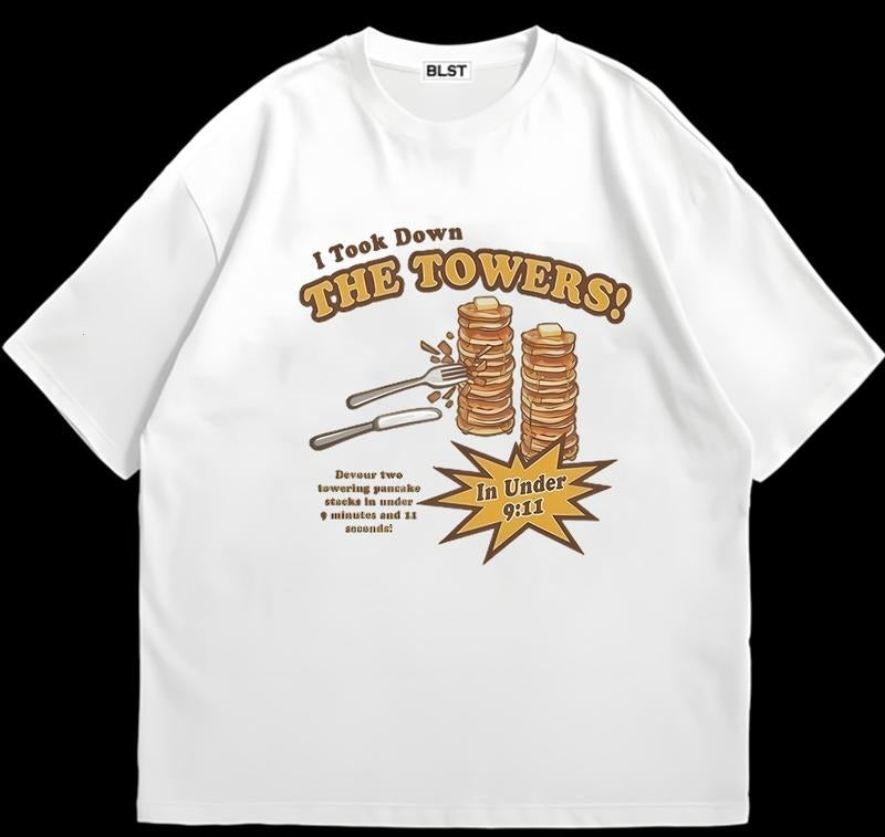 I Took Down The Tower Meme T-Shirt Trendy Cotton with Graphic Print Unisex Hoodie, Sweatshirt | GrindPrints.com