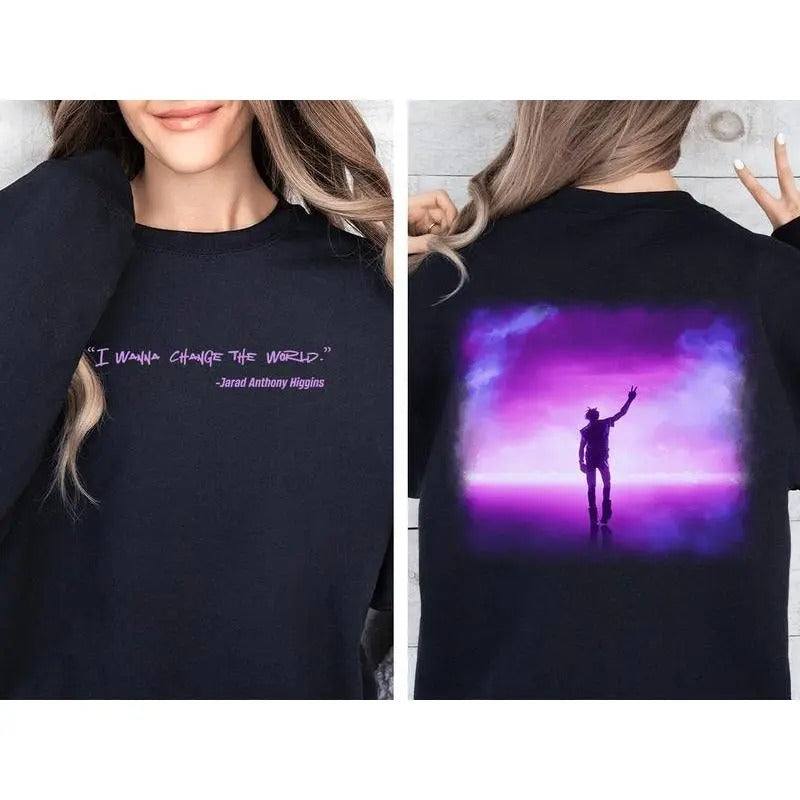 "I WANNA CHANGE THE WORLD." Sweatshirt, Music Album Vintage Sweatshirt T-Shirts, Hoodie | GrindPrints.com
