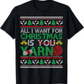I Want for Christmas is Yarn X-Mas Ugly Sweater T-Shirt Hoodie, Sweatshirt | GrindPrints.com