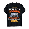 I Was Forced to Put down the Handle-Funny Game T-shirt-220G made in usa Hoodie, Sweatshirt | GrindPrints.com