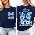 I Wear Blue For Autism Awareness T-shirt, Autism Month Shirt, We Wear Blue Awareness Shirt, Autism Awareness Month Tee...