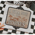 I Will Not Hold My Horses Sweatshirt, vintage crewneck sweatshirts, western outfit women, cowgirl outfits, western...