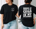 I Will Smile In My Mugshot Shirt, When It Comes To My Children Tee, Retro Mom T-shirt, Mother's Day Gift Tee, Funny Mama...