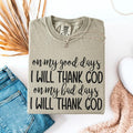 I Will Thank God DTF Transfers - THIS IS NOT A SHIRT Hoodie, Sweatshirt | GrindPrints.com
