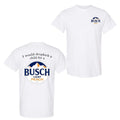I Would Dropkick A Child For A Busch Light Peach 2-sided T-Shirt, Funny Beer Graphic Tee, Streetwear Casual Top, Summer...