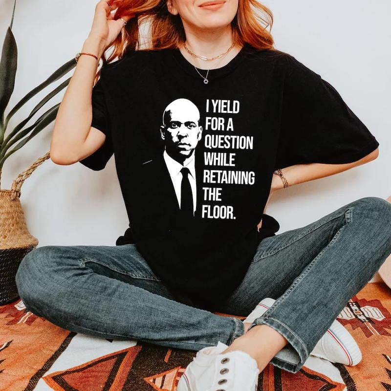 I Yield For A Question While Retaining The Floor Shirt, Booker T-shirt Hoodie, Sweatshirt | GrindPrints.com
