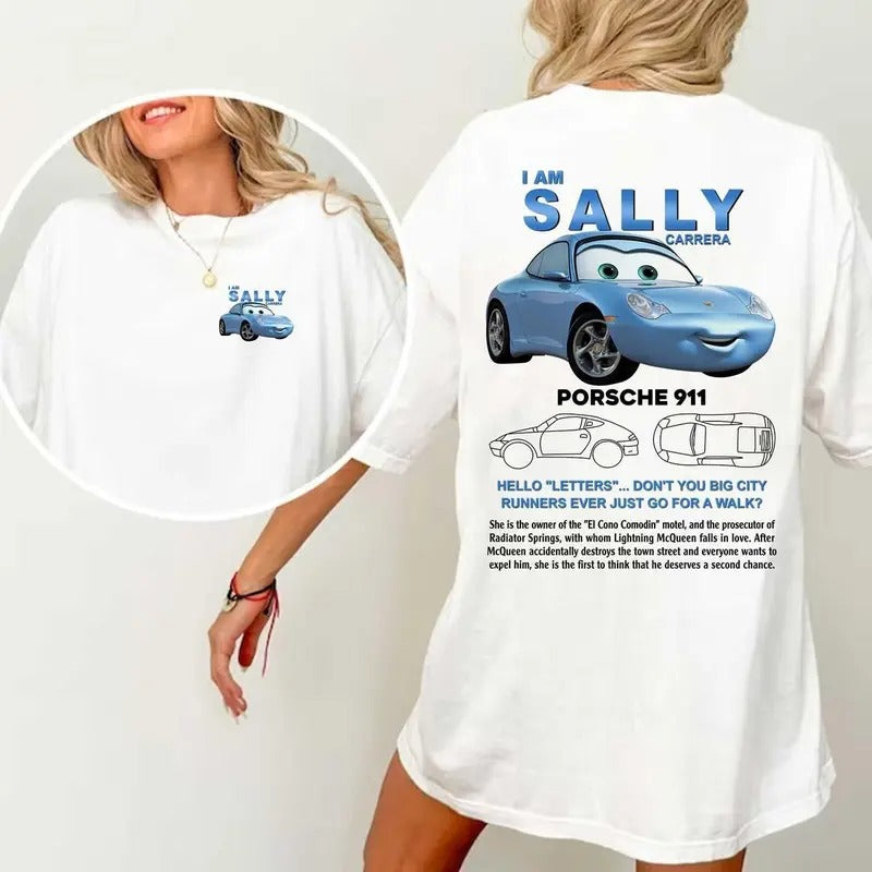 I am Sally T-Shirt DRG, Couples Car Sweatshirt DRG Comfort Womenswear Hoodie | GrindPrints.com