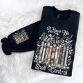 I have No Shelf Control Book Reading Sweatshirt or Hoodie with sleeve prints Comfy Unisex Tops T-Shirts | GrindPrints.com